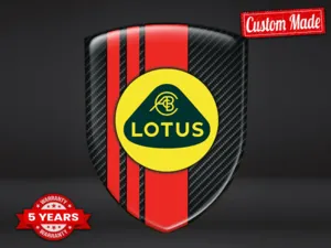 Lotus Autocollant Bombé Qualité Pro Personnalisable Z